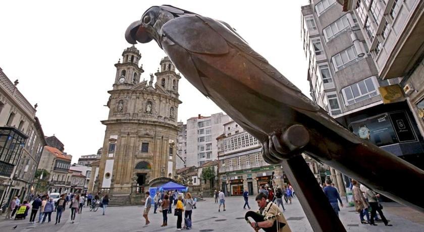 Apartamento En Zona Monumental Pontevedra Esterno foto