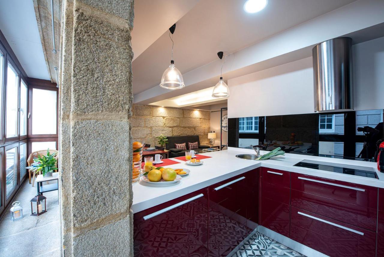 Apartamento En Zona Monumental Pontevedra Esterno foto